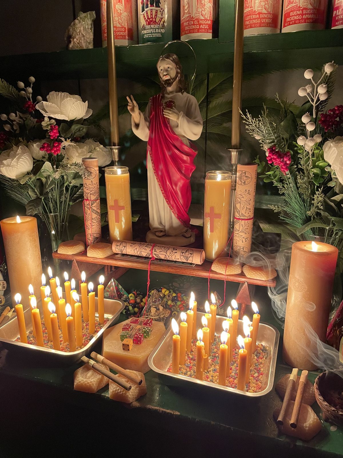 Velas consagradas para peticiones de amor y salud